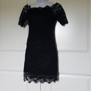 Sexy Black Lace Fitting Dress